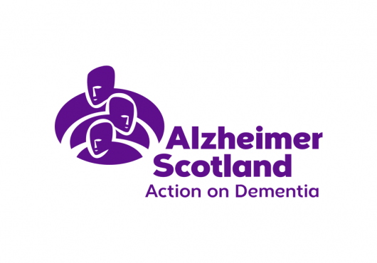 Background image: Society supports Alzheimer Scotland