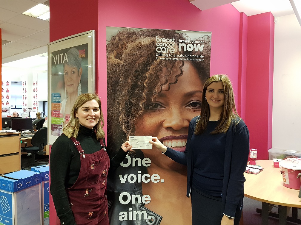 Background image: Glasgow supports Breast Cancer Care